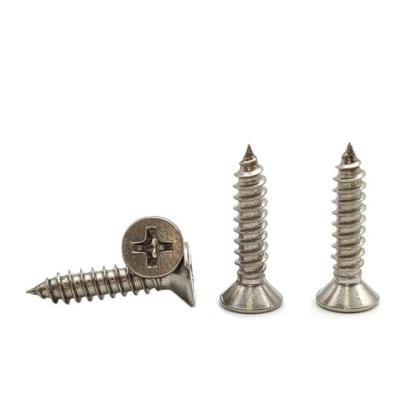 China Concrete Countersunk Head M3.9 Cross Countersunk Tapping Screws For Wood for sale