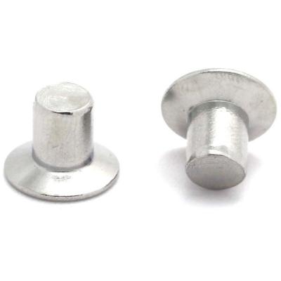 China High Reliability Galvanized Steel Mini Rivet Countersunk Head Solid Brass Rivets for sale