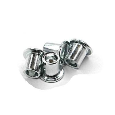 China Stainless Steel Industrial Level High Reliability Flat Round Head Pop Semi Tubular Rivets for sale