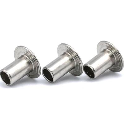 China GB873 High Reliability Hot Sale Oval Flat Head Galvanized Semi Tubular Custom Rivets for sale