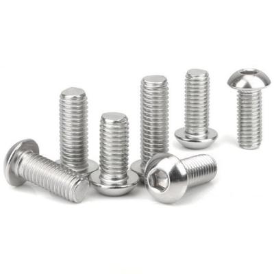 China High Reliability China Screw Manufacturer Iso 7380 12.9 Grade M2 ​​M2.5 M3 M4 M5 Button Screw Hex Head Socket Head Screws for sale