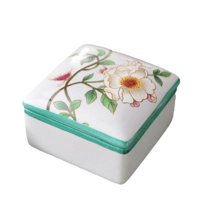 China Stocked New ceramic indian beaded cheap wholesale custom made jewelry boxes for sale