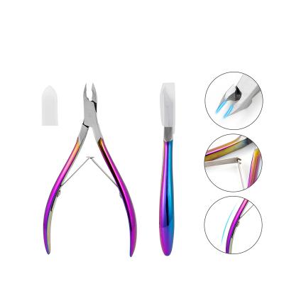 China Cuticle Half Full Nipper Nail Cuticle Cuticle Nail Nipper Amazon Selling Quart Wholesale Hot Stainless Steel 14 Jaw Nail Nippers for sale