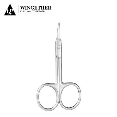 China MR GREEN Supplier Wingether Amazon hot sale eyelash scissors and tweezers manicure nail scissors cuticle scissors curved for sale