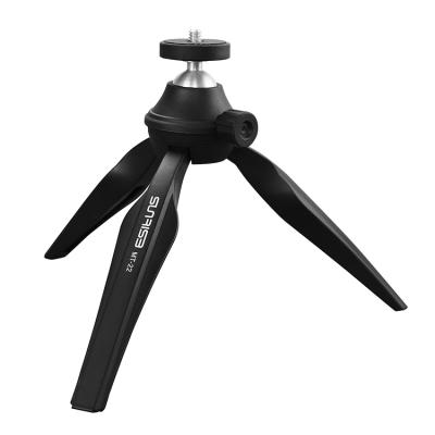 China 360 Degree Rotation Sunrise Plastic Adjustable Rotation 360 Degree Mini Foldable Lightweight Tripod for Smartphone Camera for sale