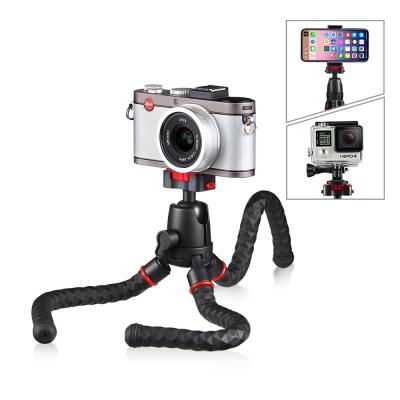 China Mini Tripod Two Leg Angles Give You Stability On Uneven Ground New Products Mini Octopus Camera Mobile Phone Flexible Tripod for sale