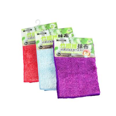 China Bamboo Dish Towels Double Fiber Thickening Absorbent Do Not Remove Hair Cleaning Cloths TA418 for sale