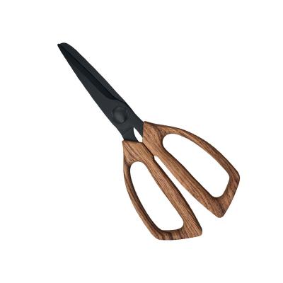 China PP Black Titanium Wooden Pattern Multifunctional Knife - Kitchen Scissors for sale