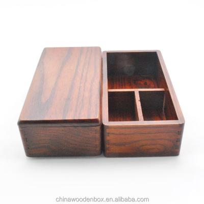 China 2015 Viable Japanese Custom Wooden Bento Box Hot Selling Wooden Box for sale