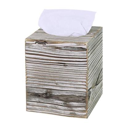 China China Tissue Rack Wooden Cubic Paper Paper Box for sale