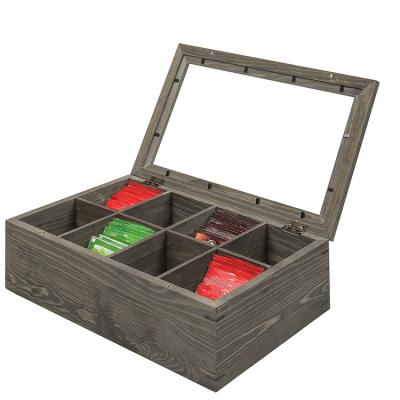 China Freshness Keeping Tea Organizer Wooden Box for sale