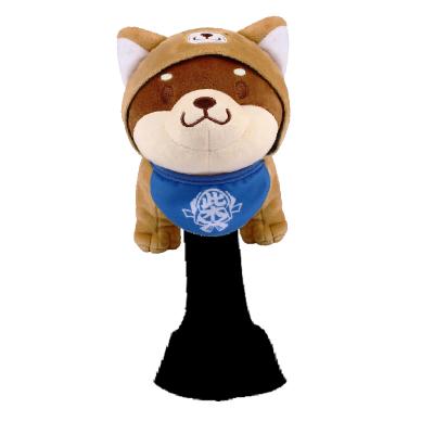 China Professional Golf Driver Club Head Cover Dust Cover OEM Soft Golf Stuffed Animal Golf Covers Headcover Golf Driver Club Head Cover for sale