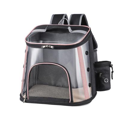 China Outdoore Pet Traveling Carrier Backpacks Cat Capsule Pet Backpack Customized PVC Logo Air Cute Dog Carrier Outdoor Traveling Carrier Bag for sale