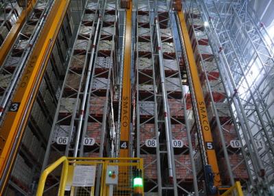 China Space Saving AS/RS Automated Vertical Storage System , Safety Retrieval Systems Height 7000-250000mm for sale