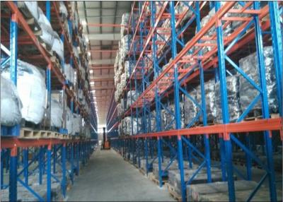 China Metal Heavy Duty Double Deep Pallet Racking Systems loading Capacity 500-5000KG/Level for sale