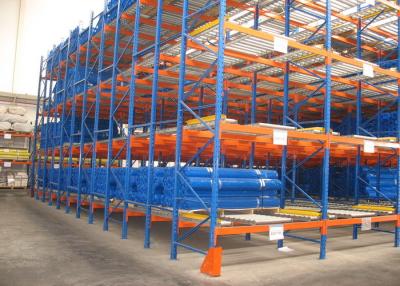 China Gravity Roller Industrial Warehouse Storage Racks With Large Capacity for sale