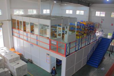 China Commercial Multi - Level Mezzanine Pallet Racking Upper Floor With Office for sale