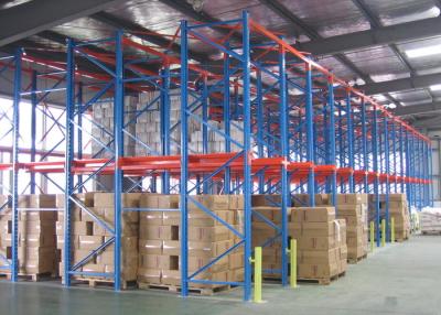 China High Volume Drive In Drive Through Racking System C02 Welded For Distribution Center for sale