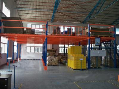 China Removable / Selective Industrial Mezzanine Floors Steel Multi-Layer for Warehouse for sale