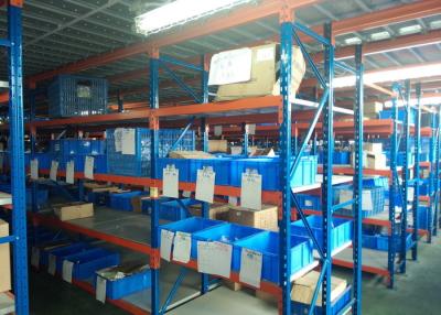 China Storage Steel Plate Medium Duty Racks / Long Span racking For Factory / Industrial 1500L*600D*2000H mm for sale