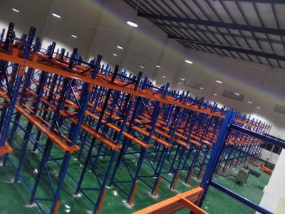 China Logstic Equipment High-Density Drive In Racking For Industrial Warehouse Storage for sale