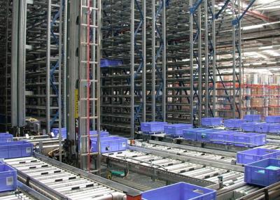 China Metal Warehouse commercial Automatic Racking Systems With High Racks And Automatic Piler for sale