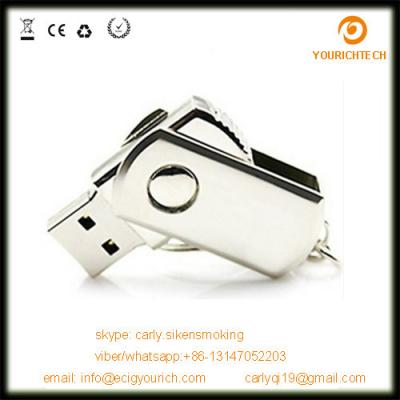 China Wholesale promotional metal swivel usb flash drive for sale