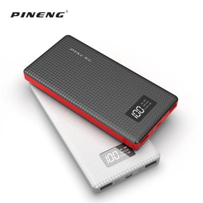 China Dual Output Interface Portable Li-Polymer Battery High Capacity 10000mah Slim Power Bank for sale