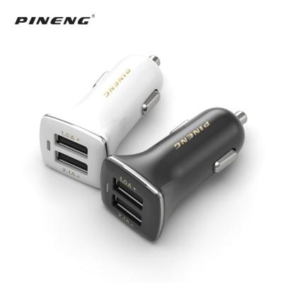 China Multifunctional Mobile Phone 2 USB Ports Dual USB Mobile Phone Smart Universal Car Charger for sale