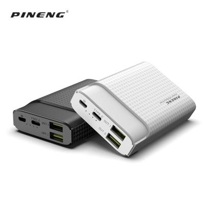 China 3 inputs & best-selling 2-output charging power Portable Mobile Type-C RoHS PD Quick Charger Bank 10000mAh for sale