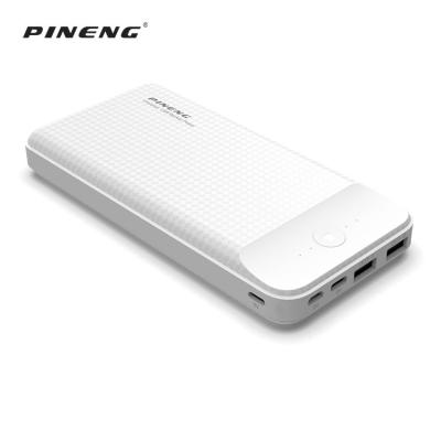 China 3 inputs & 2 PINENG Output Power Bank 20000mAh Mobile Phone Power Bank Portable Charger for sale