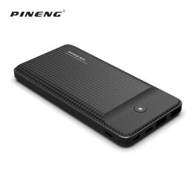 China 3 inputs & 2 Output PINENG New Hot Mini Fashion 10000 mAh Power Bank,Wholesale Portable Gift Packaging Universal Mobile Power Bank for sale