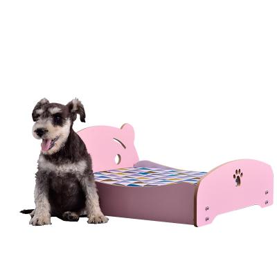 China Viable New Design Luxury Pet Hammock Dog Bed Cat Bed Bamboo Pet Bed Cushion for sale