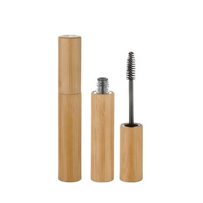 China OEM Selling Empty Mascara Tubes Private Label Packaging Bottle Magic Wands Tube Bamboo Cosmetic Hot Plastic Cosmetic Container Wand With Brush for sale