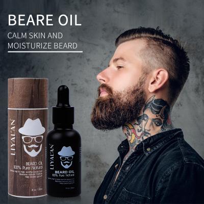 China Moisturize Private Label Nutrient Pure Natural Regrowth Men Beard Growth Essential Oil for sale