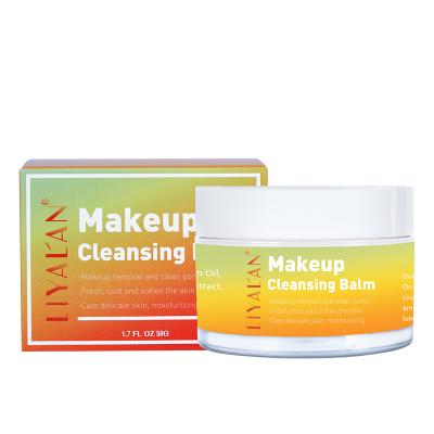 China Deep Face Organic Amazon Success Coconut Oil Face Eye Cleansing One Step Makeup Remover Cleansing Balm for sale