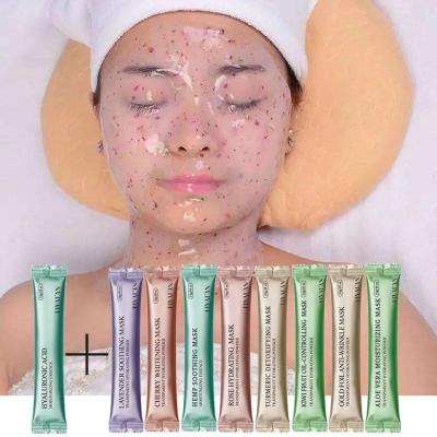 China Hot Selling Natural Organic Anti Aging Collagen Wrinkle Cream Moisturizer Anti Aging Face Worry Korean Facial Jelly Mask Powder for sale