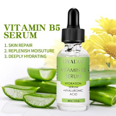 China OEM ODM Vitamin B5 Natural Organic Hydrating Nourishing Anti Aging Face Serum With Hyaluronic Acid for sale