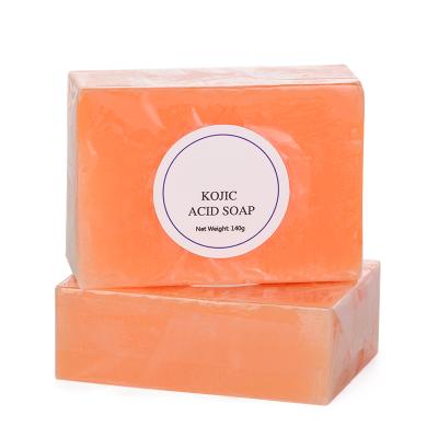 China Private Label Skin Care Base Cleansing Custom Bar Soap Whitening Natural Organic Handmade Kojic Acid Soap for Face and Body for sale