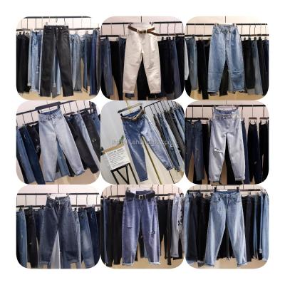 China Factory direct sale QUICK DRY high quality jeans ladies stretch jeans low price for sale