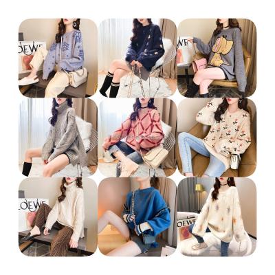 China 2021 Anti-wrinkle fashion women's sweaters ladies various styles of girls' sweaters for sale