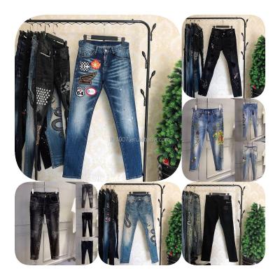 China 2021 wholesale new fashion breathable thin ripped pencil pants plus size men's jeans for sale