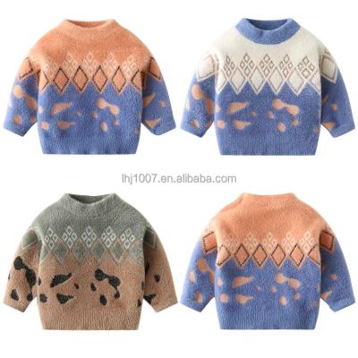 China Anti-pilling Winter New Style Children's Winter Wear Velvet Mink Fleece Sweater Stock for sale