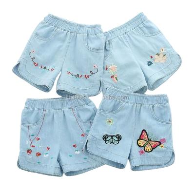 China Fashion Children's Clothing Boys and Girls Light Color Jeans Baby Hole Breathable Casual Jeans for sale