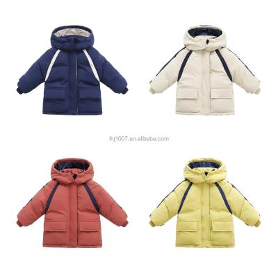 China Wholesale Kids Winter Sustainable Children's Jackets China Down Hooded Jacket for sale