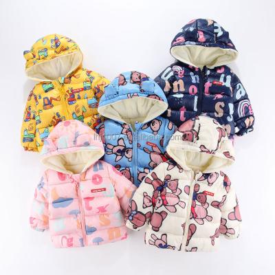 China Winter viable children's jacket light and thin down section children's clothing cute jacket baby jacket for sale