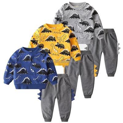 China New Design Boutique Kids Cotton Anti-Shrink Hoodie Jogger 2 Piece Set Winter Kids Tracksuits Sets for sale