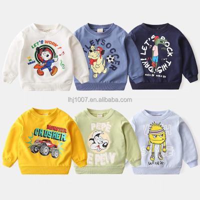 China New Arrival Children's Autumn Cotton Cartoon Printing Kid's Hoodies Baby Long Sleeve Sweater for sale