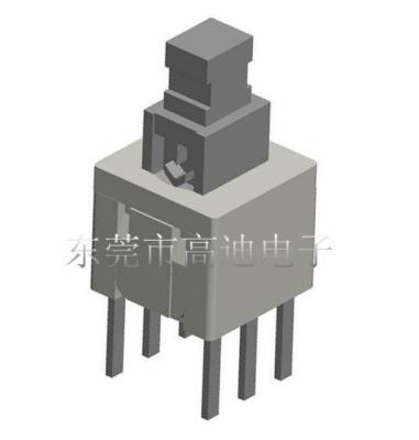 China 5.8*5.8 button silent switch/vertical + 5.8*5.8 self-locking switch, button silent switch, 5.8mm*5.8mm self-locking switch PSU-011-03R for sale