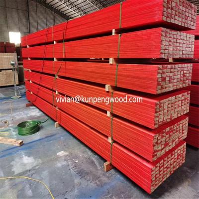 China Paint all sides LVL (Laminated Veneer Lumber) beam for strual use with phenolic glue for sale